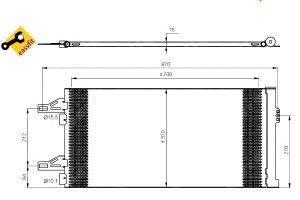 Skraplacz Klimatyzacji Fiat Ducato 06- Citroen Jum