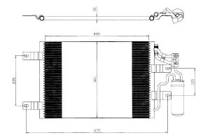 Skraplacz Klimatyzacji Opel Meriva 1,3 1,7cdti 03-
