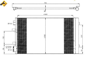 Skraplacz Klimatyzacji Renault Scenic 01 2011- Nrf