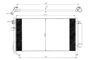 Skraplacz Klimatyzacji Subaru Forester 02- Nrf