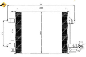 Skraplacz Klimatyzacji Vw Caddy Iii Touran Nrf