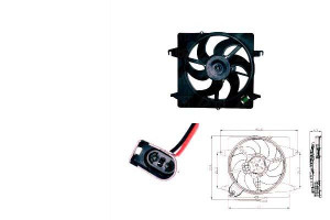 Wentylator Chłodnicy Ford Ka 96-08 Nrf