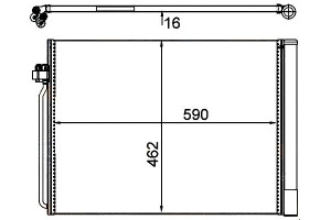 Skraplacz Klimatyzacji Bma X5 X6 E70 71 07- Hella