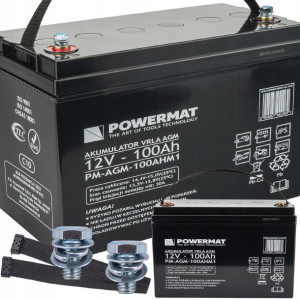 Akumulator Vrla Agm 12V 100Ah Bateria Do Ups C10