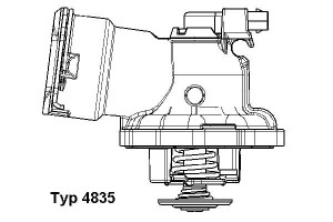 Termostat Mercedes 87c 3,2 3,5 Cdi Om642 Wahler