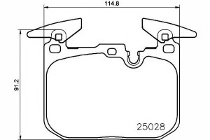 Klocki Hamulcowe Bmw 2 (f22 F87) 3 (f30 F80) 3 (f3