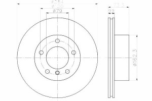 Tarcze Hamulcowe 2szt Bmw Przód F20 10- 114-118 Te