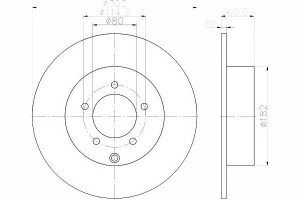 Tarcze Hamulcowe 2szt Jeep Tył Compass Patriot 06-