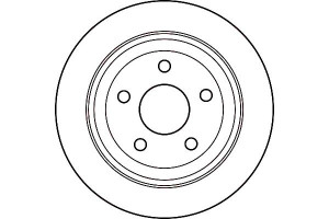 Tarcze Hamulcowe 2szt Chrysler Tył 300c 05- Trw