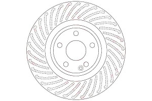 Tarcze Hamulcowe 2szt Mercedes Przód W246 W176 220
