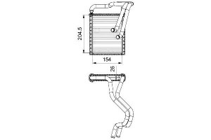 Nagrzewnica Kia Cee'd I30 07-12 Valeo