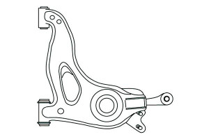 Wahacz Przód Mercedes 170 202 Series 10 1993 Le Fr