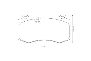 Klocki Hamulcowe Ceramiczne Mercedes Cls (c219) E