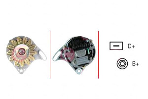 Alternator Casco 986035641 Cal30139 Dra3409 N