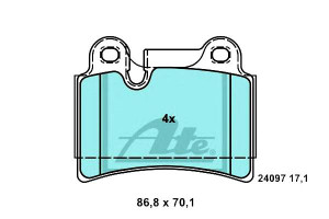 Klocki Hamulcowe Ceramiczne Vw Touareg 2.5d-6.0 10