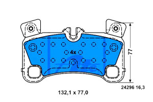 Klocki Hamulcowe Audi Q7 Porsche Cayenne Vw Touare