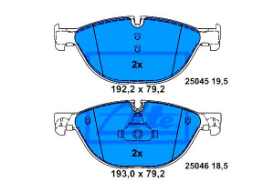 Klocki Hamulcowe Bmw Przód 5 6 7 08- Ate