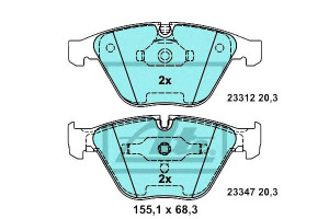 Klocki Hamulcowe Ceramiczne Bmw 5 (e60) 5 (e61) 6
