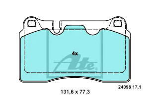 Klocki Hamulcowe Ceramiczne Seat Leon Leon Sc Leon