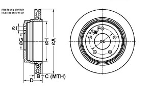 Tarcze Hamulcowe 2szt. Bmw 3 (e46) 2.5 09.00-02.05