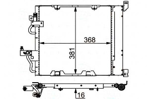 Skraplacz Klimatyzacji Opel Astra H Diesel 1,3-1,9