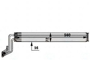 Chłodnica Oleju Behr Hella 7l6422885e 7l6422885b 7