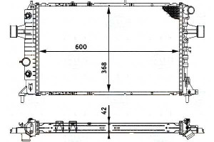 Chłodnica Opel Astra G 2,0 2,2 Behr Hella