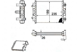 Chłodnica Silnika Behr Hella 8k0121212 B Ai2299 37