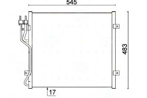 Skraplacz Klimatyzacji Jeep Cherokee 01-08 Behr He