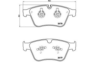Klocki Hamulcowe Mercedes W164 Ml-klasa 06-11 Brem