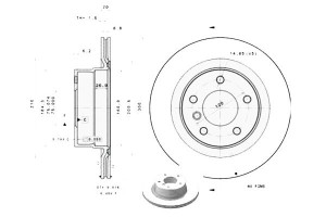 Tarcze Hamulcowe 2szt. Bmw 1 (e82) 1 (e88) 2.0/2.0