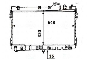 Chłodnica Silnika Behr Hella B61p15200 A B 110380n