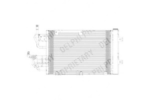 Skraplacz Klimatyzacji Opel Astra H 1,3-1,9cdt Del