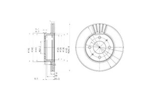 Tarcze Hamulcowe 2szt Hyundai Accent Accent I Acce