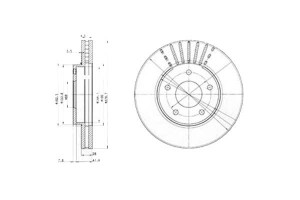 Tarcze Hamulcowe 2szt Nissan Almera Tino Maxima /