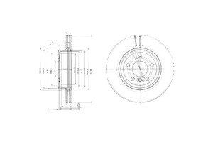 Tarcze Hamulcowe 2szt Bmw X3 (e83) 2.0-3.0d 09.03-