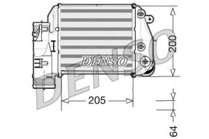 Intercooler (prawa) Audi A6 3.0d 03.05-08.11 Denso