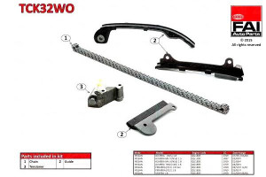 Zestaw Łańcucha Rozrządu Nissan Dohc Almera Ii Pri