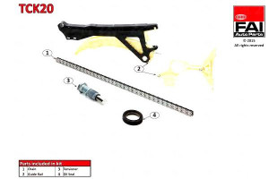 Zestaw Łańcucha Rozrządu Bmw E46 E87 1,6 Fai Autop