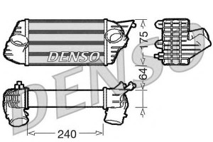 Intercooler Fiat Stilo 1.9d 10.01-08.08 Denso
