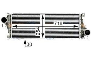 Intercooler Chłodnica Powietrza Doładowującego [hella]