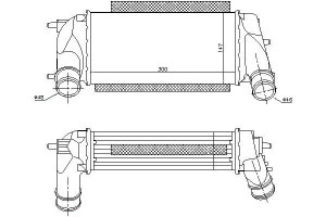 Intercooler Ford B-max Ecosport Fiesta Vi Tourneo