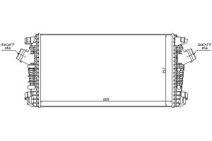 Intercooler Chevrolet Cruze Orlando Opel Astra J A
