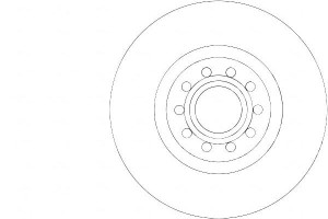 Tarcze Hamulcowe 2szt Vw Passat 00-05 A.b.s.