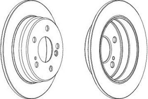 Tarcze Hamulcowe 2szt Mercedes 190 (w201) Coupe (c