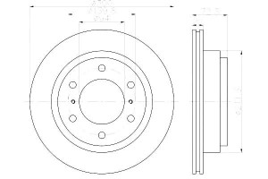 Tarcze Hamulcowe Hella Pagid Mr418067 Dsk2255 2401