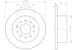 Tarcze Hamulcowe Mintex 4246g7 4249000000 4249l0 E