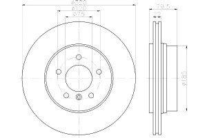 Tarcze Hamulcowe Mintex 34213332217 Dsk2368 240122