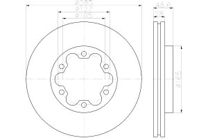 Tarcze Hamulcowe Mintex 4351226190 0986479r27 09b0