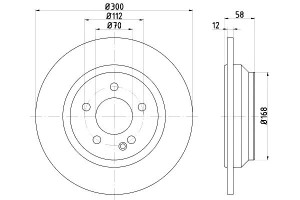 Tarcze Hamulcowe Mintex 4474230412 4474230012 A